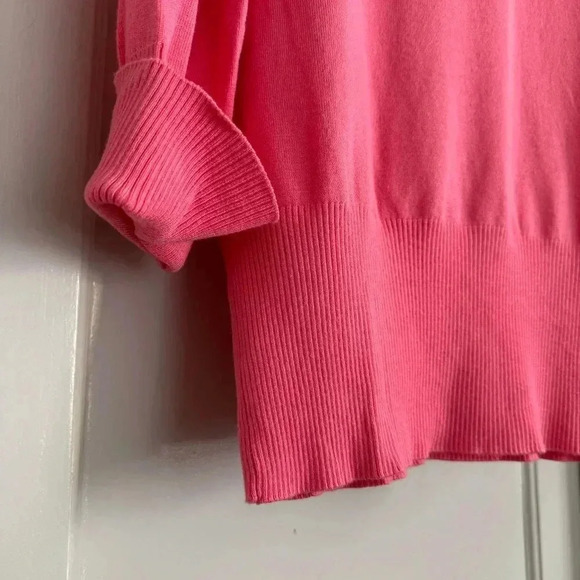 Appleseed’s women’s pink crew neck sweater size M - Picture 4 of 6